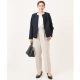 【大きいサイズ】ノーカラーツイードジャケット | eur3 | 詳細画像14 