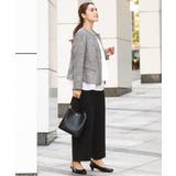 【大きいサイズ】ノーカラーツイードジャケット | eur3 | 詳細画像15 