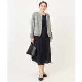 【大きいサイズ】ノーカラーツイードジャケット | eur3 | 詳細画像25 