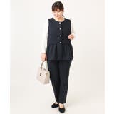 【大きいサイズ】ツイードペプラムジレ | eur3 | 詳細画像12 