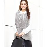 【大きいサイズ】ツイードペプラムジレ | eur3 | 詳細画像17 