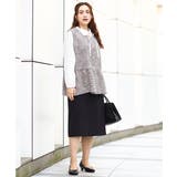 【大きいサイズ】ツイードペプラムジレ | eur3 | 詳細画像19 