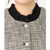 【大きいサイズ】ツイードペプラムジレ | eur3 | 詳細画像25 