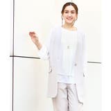 【大きいサイズ/セットアップ対応】WクロスストレッチVネックジレ | eur3 | 詳細画像18 