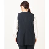 【大きいサイズ】WクロスVネックジレ | eur3 | 詳細画像8 