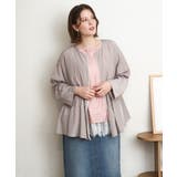 【大きいサイズ】シア―ギャザーブルゾン | eur3 | 詳細画像2 