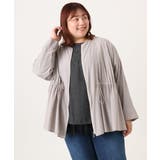 【大きいサイズ】シア―ギャザーブルゾン | eur3 | 詳細画像8 