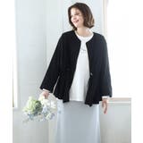 ブラック(94) | 【大きいサイズ】シア―ギャザーブルゾン | eur3