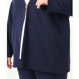 【大きいサイズ 2wayボタン セットアップ対応】カットジョーゼットVネックジャ… | eur3 | 詳細画像12 