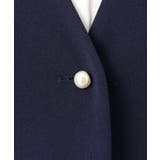 【大きいサイズ 2wayボタン セットアップ対応】カットジョーゼットVネックジャ… | eur3 | 詳細画像21 