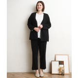 【大きいサイズ 2wayボタン セットアップ対応】カットジョーゼットVネックジャ… | eur3 | 詳細画像28 