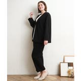 【大きいサイズ 2wayボタン セットアップ対応】カットジョーゼットVネックジャ… | eur3 | 詳細画像29 