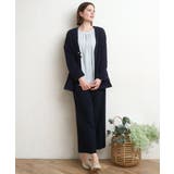 【大きいサイズ 2wayボタン セットアップ対応】カットジョーゼットVネックジャ… | eur3 | 詳細画像4 