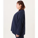 【大きいサイズ 2wayボタン セットアップ対応】カットジョーゼットVネックジャ… | eur3 | 詳細画像7 