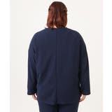 【大きいサイズ 2wayボタン セットアップ対応】カットジョーゼットVネックジャ… | eur3 | 詳細画像8 