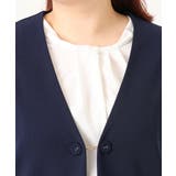 【大きいサイズ 2wayボタン セットアップ対応】カットジョーゼットVネックジャ… | eur3 | 詳細画像9 