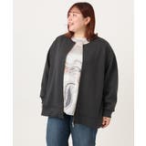 【大きいサイズ】ジップアップブルゾン | eur3 | 詳細画像10 