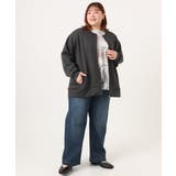 【大きいサイズ】ジップアップブルゾン | eur3 | 詳細画像22 