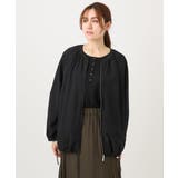 ブラック | 【大きいサイズ】ポコポコブルゾン | eur3