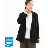 ブラック(94) | ストレッチカルゼテーラードジャケット | eur3
