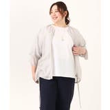 【大きいサイズ/2WAY】シアーライトブルゾン | eur3 | 詳細画像25 