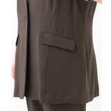 【大きいサイズ/接触冷感】カノコVネックジレ | eur3 | 詳細画像13