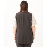 【大きいサイズ/接触冷感】カノコVネックジレ | eur3 | 詳細画像9