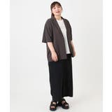 【大きいサイズ/接触冷感】シアーハーフスリーブジャケット | eur3 | 詳細画像17