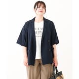 【大きいサイズ】半袖ジャケット | eur3 | 詳細画像13