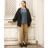 【大きいサイズ】バイカラーフーディーブルゾン | eur3 | 詳細画像33 