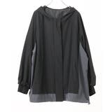 【大きいサイズ】バイカラーフーディーブルゾン | eur3 | 詳細画像37 