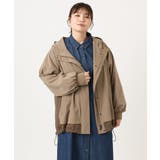 【大きいサイズ】バイカラーフーディーブルゾン | eur3 | 詳細画像6 