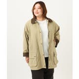 ベージュ(82) | 【大きいサイズ】ステンカラーワークジャケット | eur3