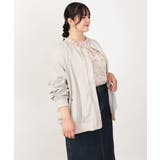 【大きいサイズ】ノーカラーギャザーブルゾン | eur3 | 詳細画像10 