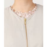 【大きいサイズ】ノーカラーギャザーブルゾン | eur3 | 詳細画像14 