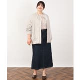 【大きいサイズ】ノーカラーギャザーブルゾン | eur3 | 詳細画像23 