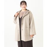 【大きいサイズ】ニードルパンチフーディーアウター | eur3 | 詳細画像6