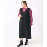 【大きいサイズ】リブジャージー袖ボタンカットソー | eur3 | 詳細画像14 