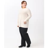 【大きいサイズ】リブジャージー袖ボタンカットソー | eur3 | 詳細画像20 