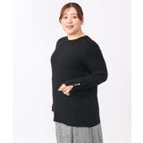 【大きいサイズ】リブジャージー袖ボタンカットソー | eur3 | 詳細画像26 