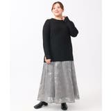 【大きいサイズ】リブジャージー袖ボタンカットソー | eur3 | 詳細画像28 