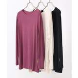 【大きいサイズ】リブジャージー袖ボタンカットソー | eur3 | 詳細画像31 