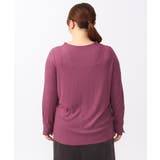 【大きいサイズ】リブジャージー袖ボタンカットソー | eur3 | 詳細画像5 