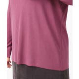 【大きいサイズ】リブジャージー袖ボタンカットソー | eur3 | 詳細画像8 