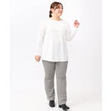 【大きいサイズ】コットンロゴ長袖Tシャツ | eur3 | 詳細画像18 