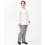 【大きいサイズ】コットンロゴ長袖Tシャツ | eur3 | 詳細画像19 