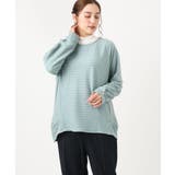 【大きいサイズ】ケーブルジャカードカットソー | eur3 | 詳細画像1 