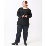 【大きいサイズ】ケーブルジャカードカットソー | eur3 | 詳細画像18 