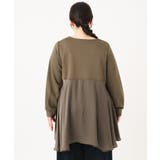 【大きいサイズ】バックサテンチュニック | eur3 | 詳細画像7 