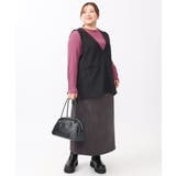 【大きいサイズ/soso×eur3】Vネックベスト | eur3 | 詳細画像17 